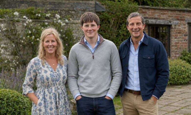 Marmaduke Mickey Percy Grylls biography feature image showing a family portrait-style scene in a garden setting
