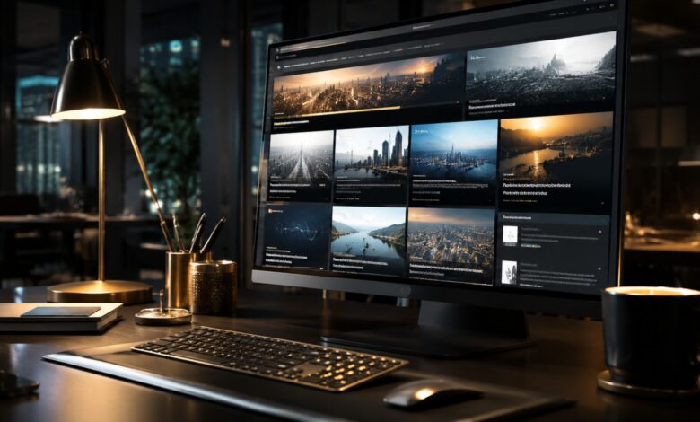 Brasssmile Com digital publishing website displayed on a modern desktop workstation