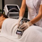 Cellulogia vacuum massage treatment for cellulite in a professional aesthetic clinic