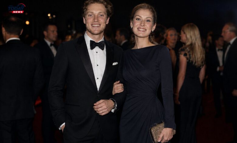 Formal event photograph featured in an article about Emma Bridget Howard and Robie Uniacke