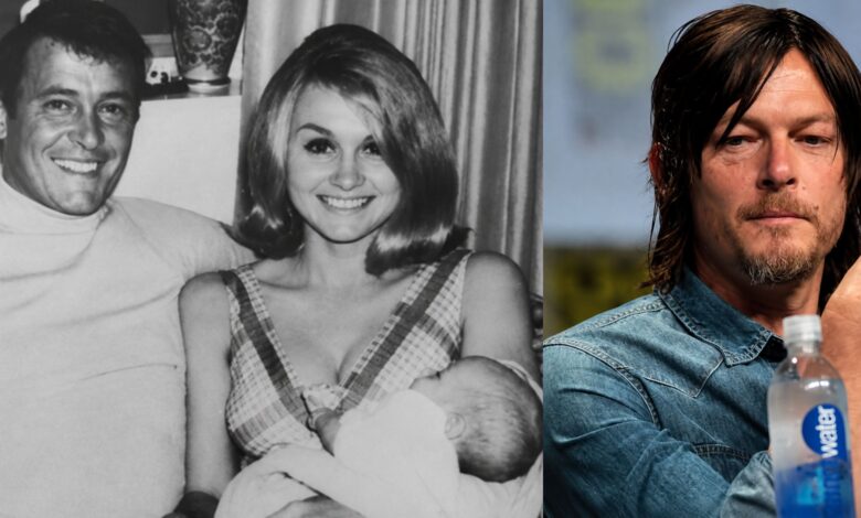 Ira Norman Reedus and Marianne with baby Norman Reedus in a vintage family photograph