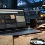 Pabington search mystery shown through historical records, maps and a modern laptop