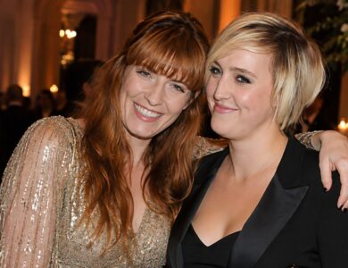 Grace Welch with Florence Welch at a formal event