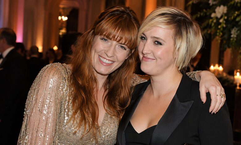Grace Welch with Florence Welch at a formal event