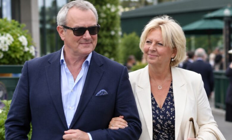 Lulu Williams with Hugh Bonneville at a public event