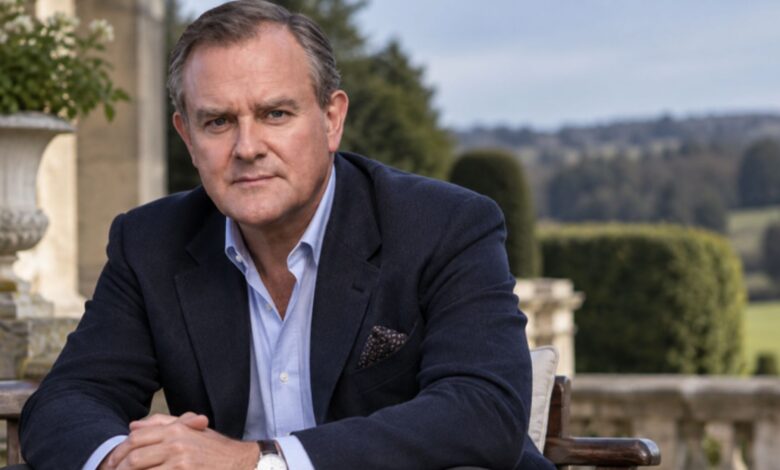 Hugh Bonneville as a young boy with his parents Patricia and his father in a 1960s London family portrait